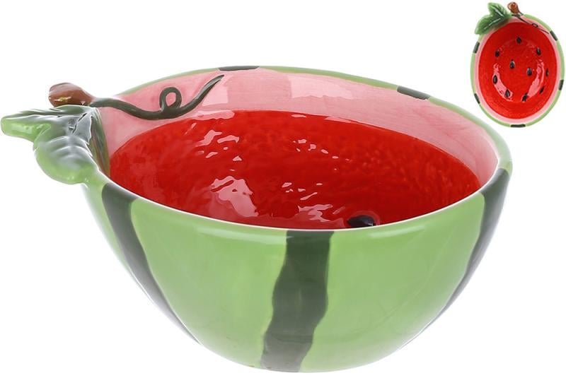 Салатник керамічний Bright Fruits Watermelon 250 мл Кавун - фото 2 Салатник керамічний Bright Fruits Watermelon 250 мл Кавун - фото 2
