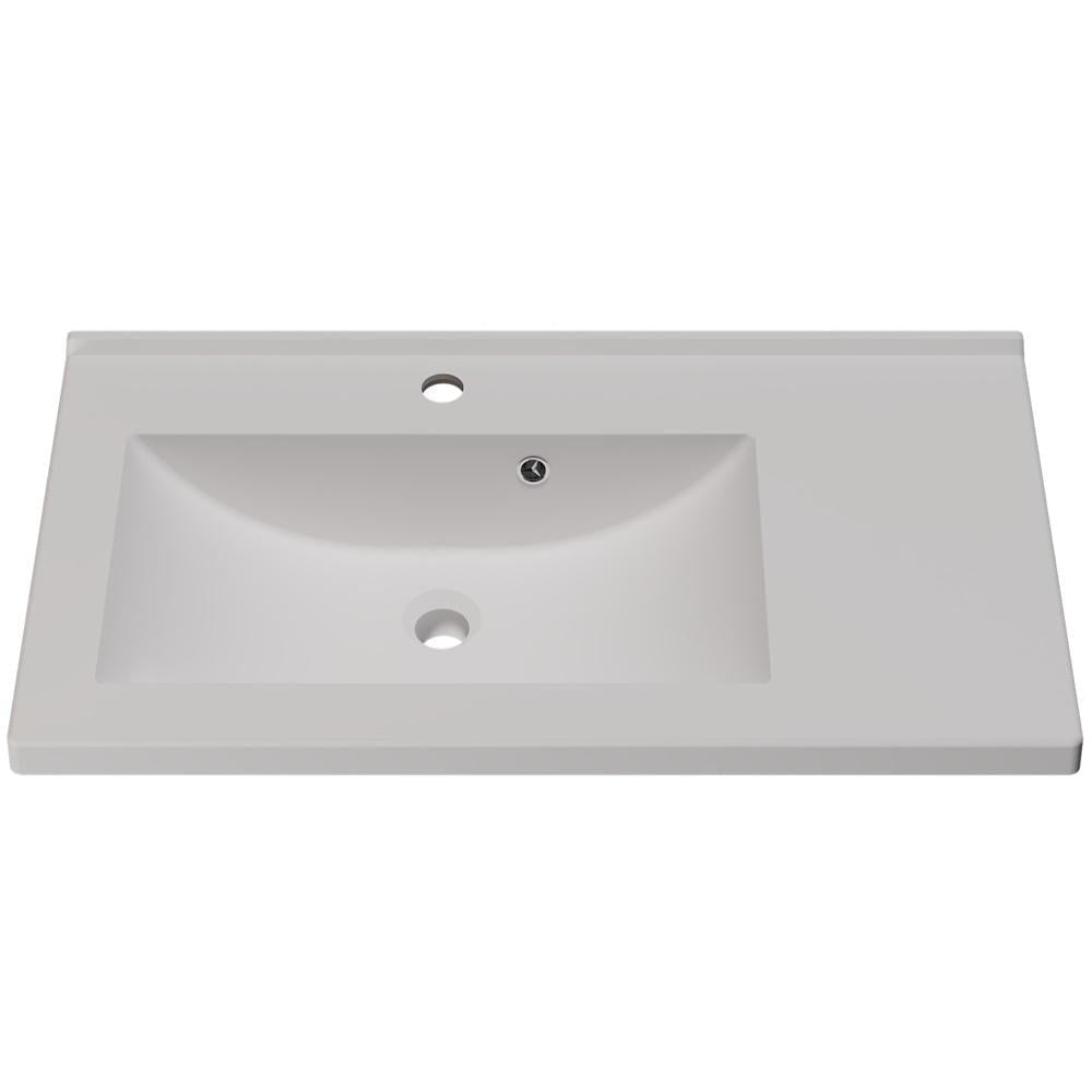 Раковина глянцевая врезная Amidicon Techno 80 800x450 мм из литого камня (AMD-TECHNO_80_HL)