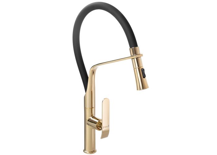Змішувач для кухні REA Castor Золотий (REA-B6936) Змішувач для кухні REA Castor Золотий (REA-B6936)