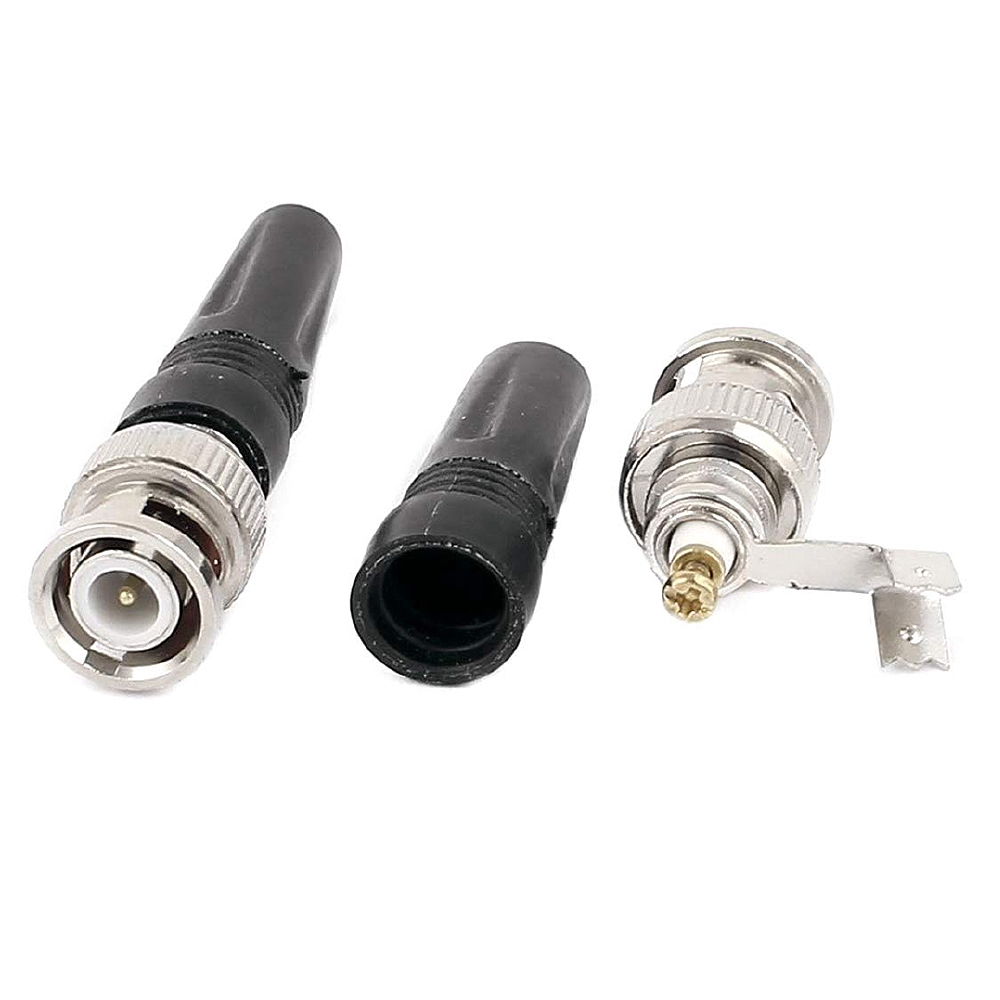 Разъем BNC-M прямой VOLTRONIC пластиковый кожух винт фиксации кабеля для RG-58 RG-59 RG-6 (YUT_V1872) Разъем BNC-M прямой VOLTRONIC пластиковый кожух винт фиксации кабеля для RG-58 RG-59 RG-6 (YUT_V1872)