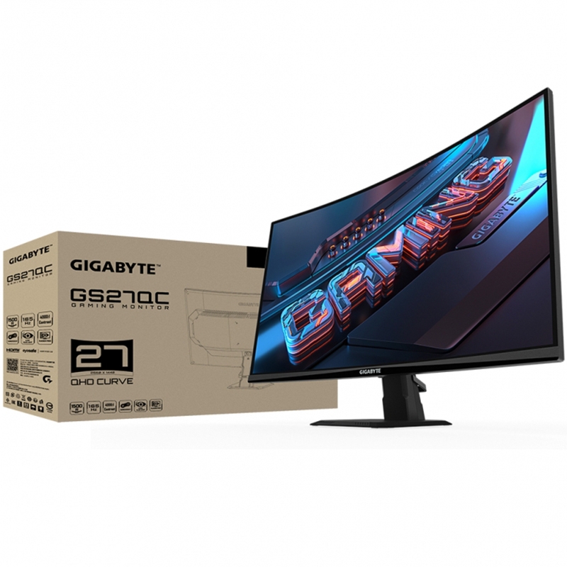Монитор Gigabyte GS27QC Gaming Monitor изогнутый VA 2560x1440 QHD 27" (tf6433) - фото 11 Монитор Gigabyte GS27QC Gaming Monitor изогнутый VA 2560x1440 QHD 27" (tf6433) - фото 11