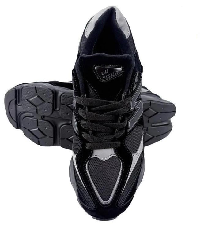 Кроссовки мужские баталы комбинированные 1010-1 p. 48 30-30,5 см Черный