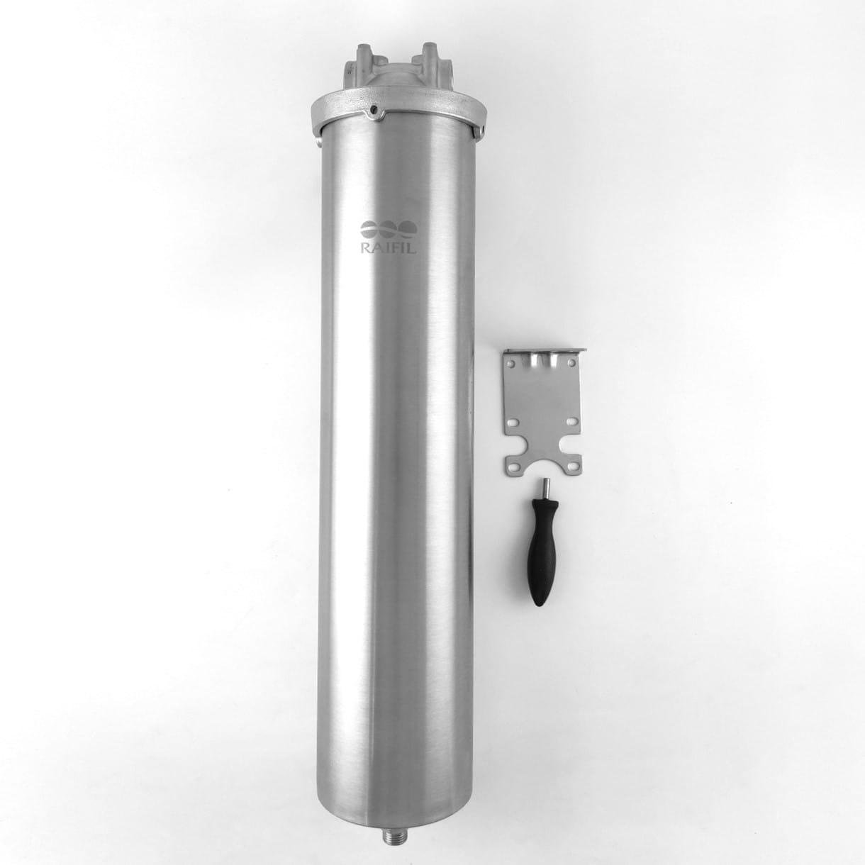 Корпус для фильтра Raifil 3/4" для картриджей 2,5x20" HMS-20D 3/4 Raifil (RFL-3356) - фото 4 Корпус для фильтра Raifil 3/4" для картриджей 2,5x20" HMS-20D 3/4 Raifil (RFL-3356) - фото 4