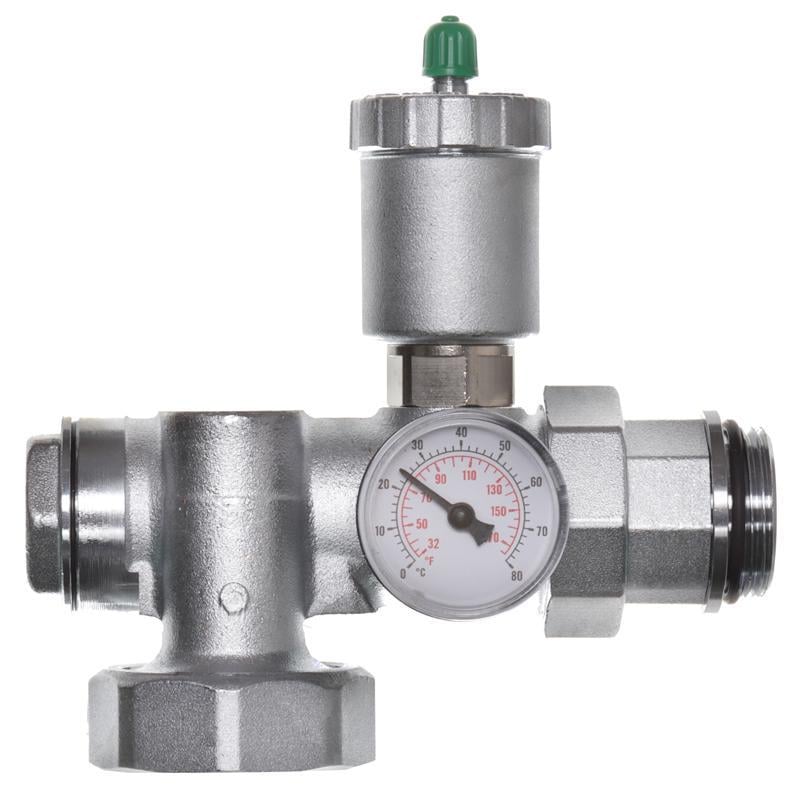 Смесительная группа термостатическая Roho R70-100075 1"х3/4" без насоса (RO0149) - фото 2 Смесительная группа термостатическая Roho R70-100075 1"х3/4" без насоса (RO0149) - фото 2