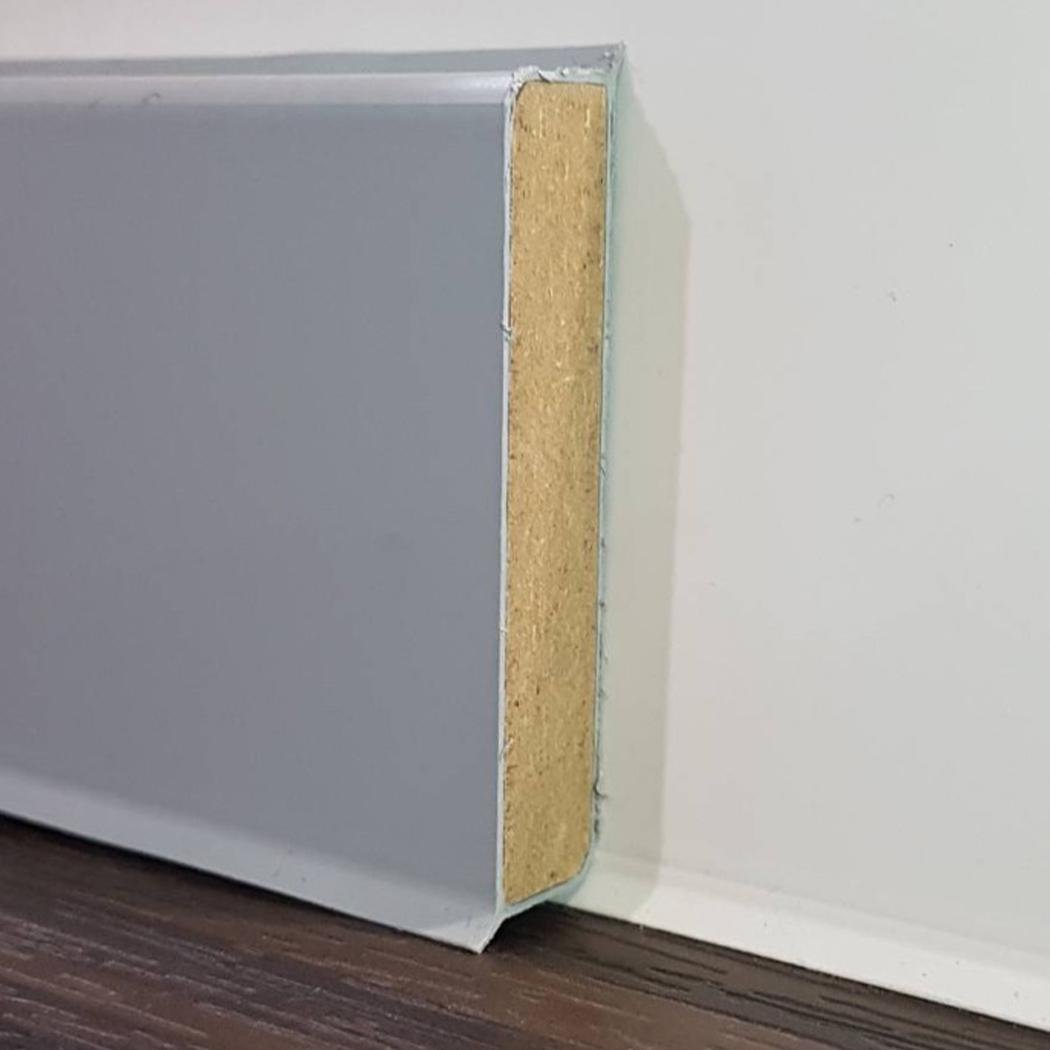 Плинтус Doellken Cubu flex life 1202 80 мм 2,5 м Серый - фото 1 Плинтус Doellken Cubu flex life 1202 80 мм 2,5 м Серый - фото 1