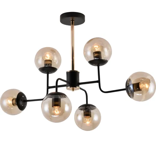 Люстра декоративная Valeso V XA1494/6 BK+FGD (22055931)