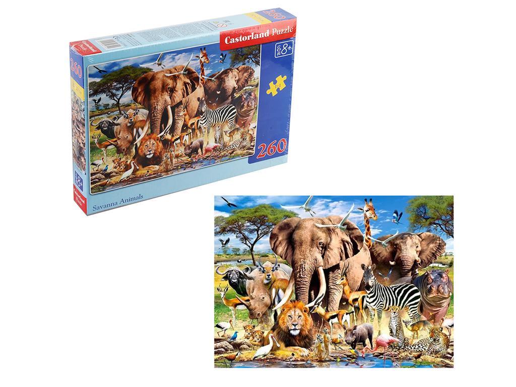 Пазл Castorland Дикі звірята 260 ел. 32x23 см (B-27545) Пазл Castorland Дикі звірята 260 ел. 32x23 см (B-27545)