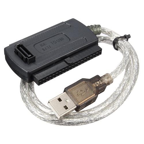 Переходник usb sata ide 2.5/3.5 с блоком питания и адаптерами 5 в 1