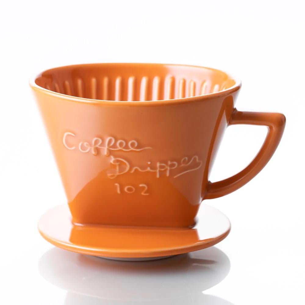 Пуровер Cafec Arita Ware Trapezoid Dripper 102 Orange