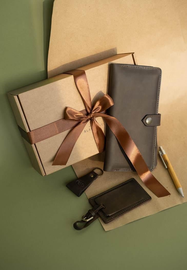 Набор кожаных аксессуаров для путешественника Барселона (A-026234)