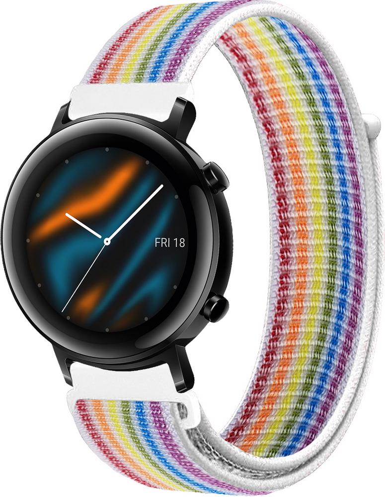 Ремешок нейлоновый Sport Loop для Huawei Watch GT 2 42 мм Разноцветный (25515-64)