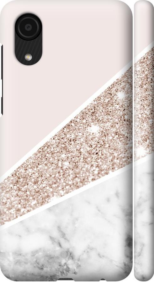 Чехол на Samsung Galaxy A03 Core A032F Пастельный мрамор (4342m-2539-42517)