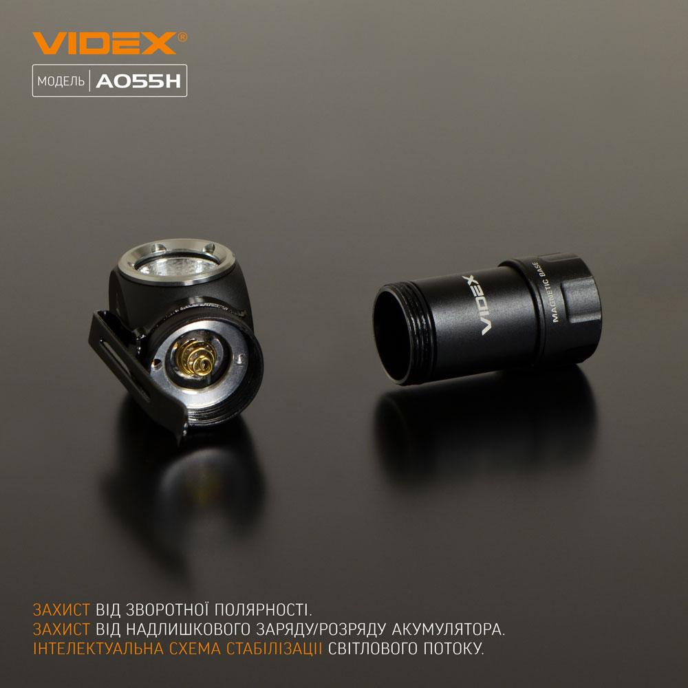 Портативний світлодіодний ліхтарик A055H Videx 600 Lm 5700K (47761) - фото 12