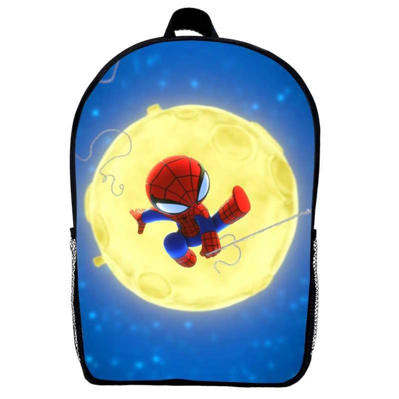 Шкільний рюкзак дитячий з принтом Spidermen 020 29х21х9 см 5 л Чорний (2199354043)