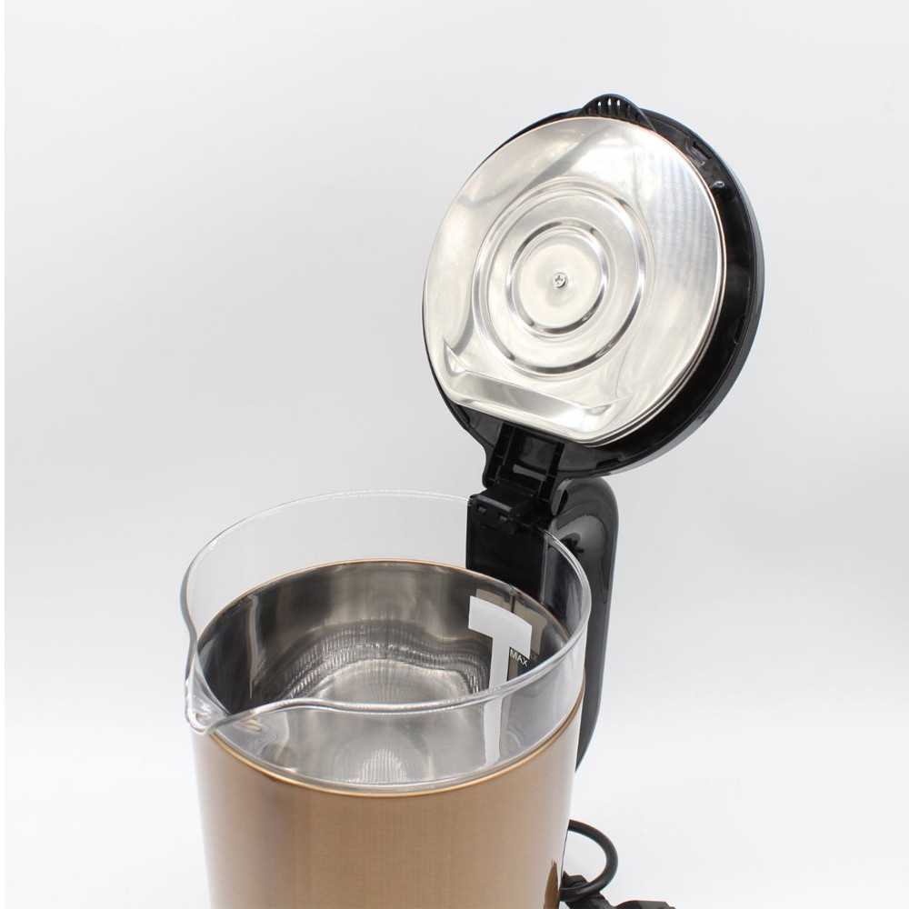 Електрочайний дисковий СВ 9211 2200Вт 2 л Коричневий (GR-04665) - фото 2 Електрочайний дисковий СВ 9211 2200Вт 2 л Коричневий (GR-04665) - фото 2