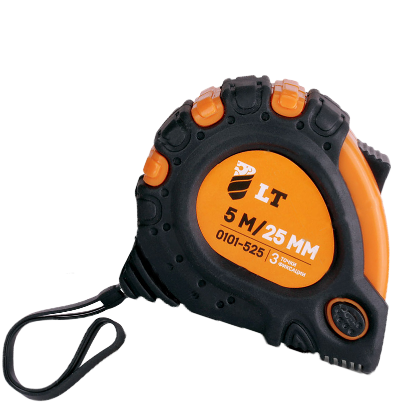 Рулетка магнитная LT-tools Proseries 3 стопора 5,0 м х 25 мм (48576)