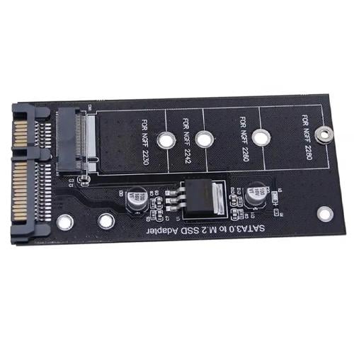 Адаптер перехідник для SSD M.2 NGFF B-Key на SATA3 до 6 Гбіт/с Black (957080) - фото 3 Адаптер перехідник для SSD M.2 NGFF B-Key на SATA3 до 6 Гбіт/с Black (957080) - фото 3