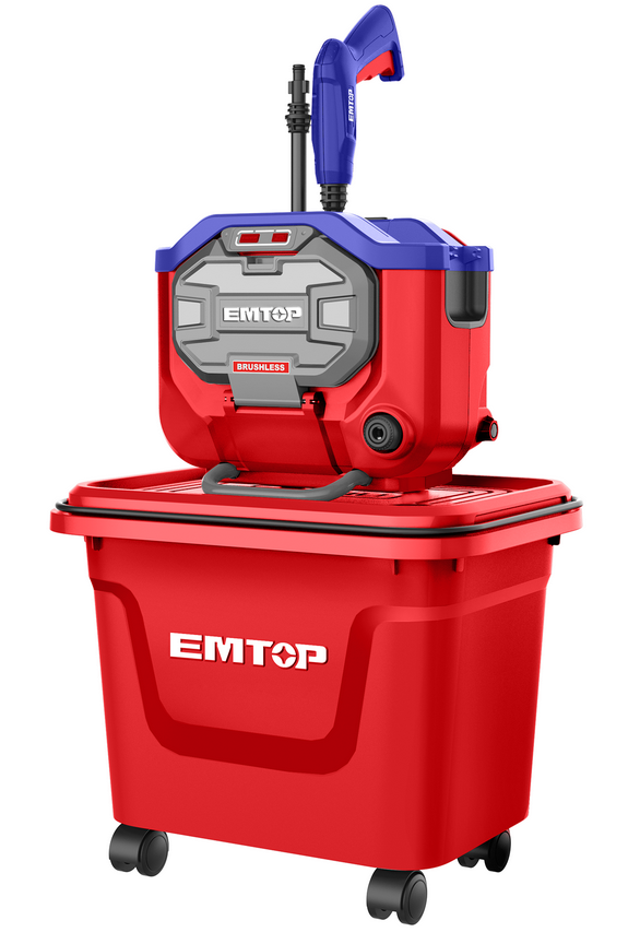 Минимойка аккумуляторная EMTOP ELPW4055061 без АКБ и ЗУ