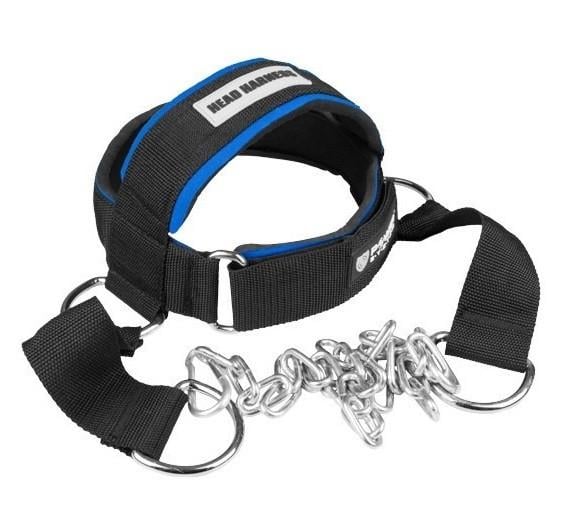 Тяга для шиї Power System PS-4039 Head Harness Black/Blue (A-012366)