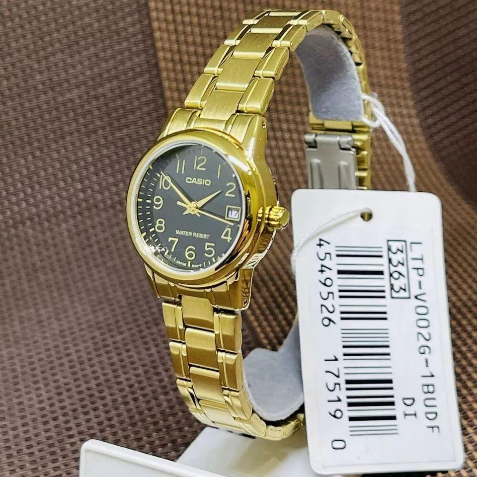Наручные часы женские Casio LTP-V002G-1BUDF d 25 мм Золотой (2458934825) - фото 3 Наручные часы женские Casio LTP-V002G-1BUDF d 25 мм Золотой (2458934825) - фото 3