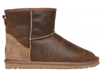 Уггі міні замшеві бомбери UGG Classic Mini Bomber Brown Коричневий (28581)