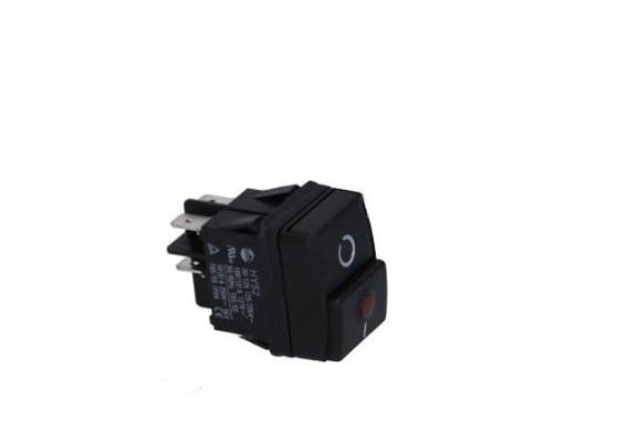 Выключатель электронный с индикатором 250В 16А Черный (Br125113204)