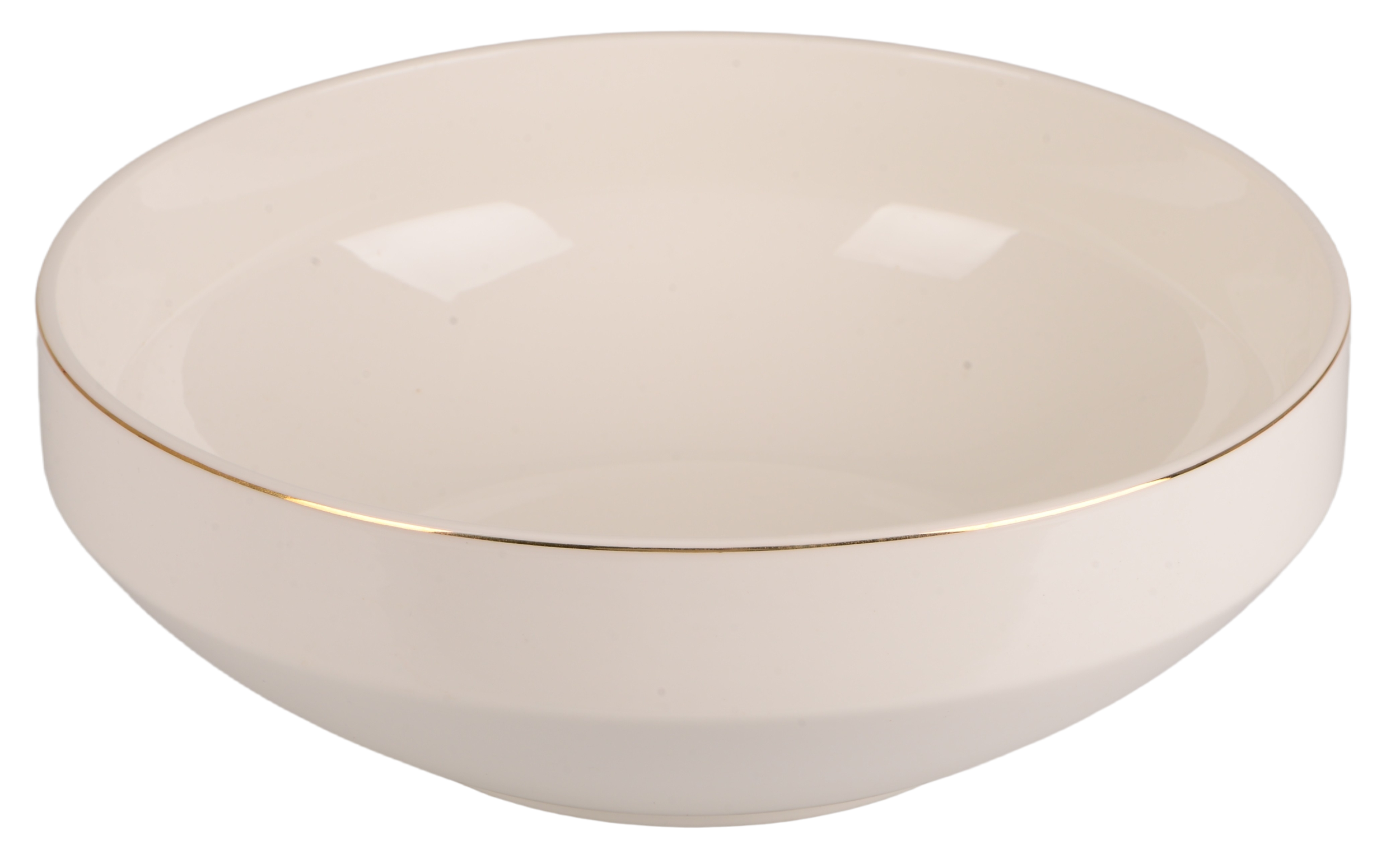 Салатник LED Aura круглый фарфоровый 22,8 см (B010087)