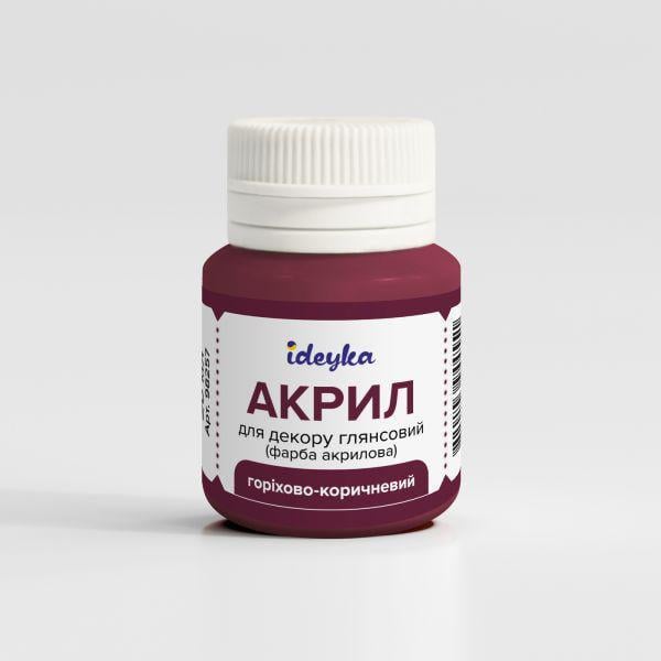 Акриловая краска Ideyka Орехово-коричневый (98257)