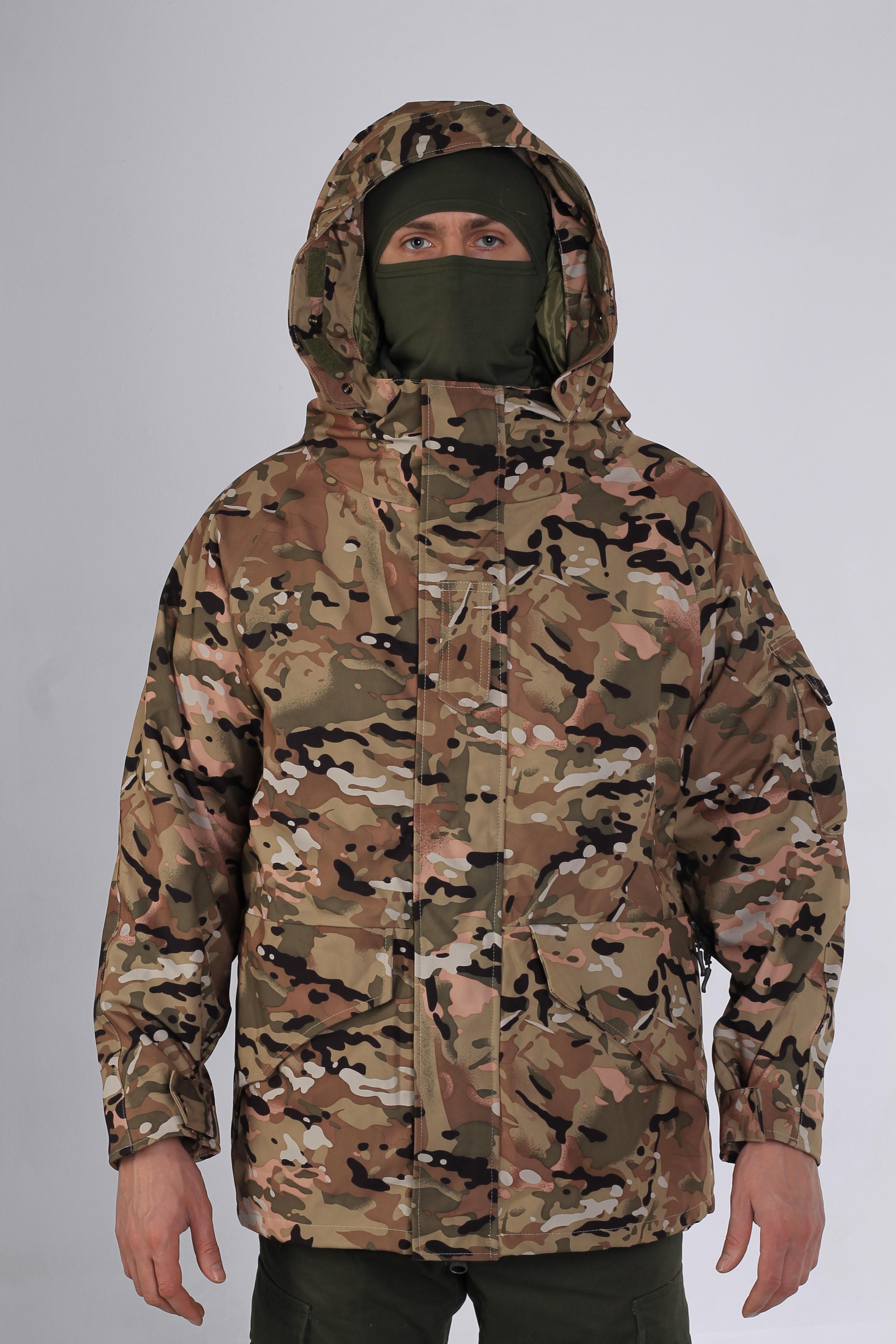 Куртка военная зимняя Softshell L Мультикам (1713679369)