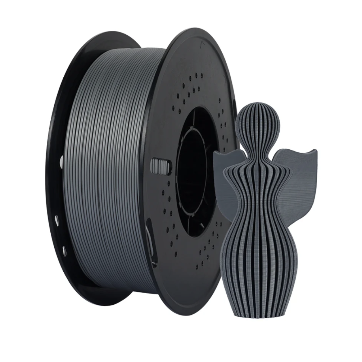 Пластик для 3D-принтера Kingroon PLA+ 1 кг 1,75 мм Серебряный (HC106)