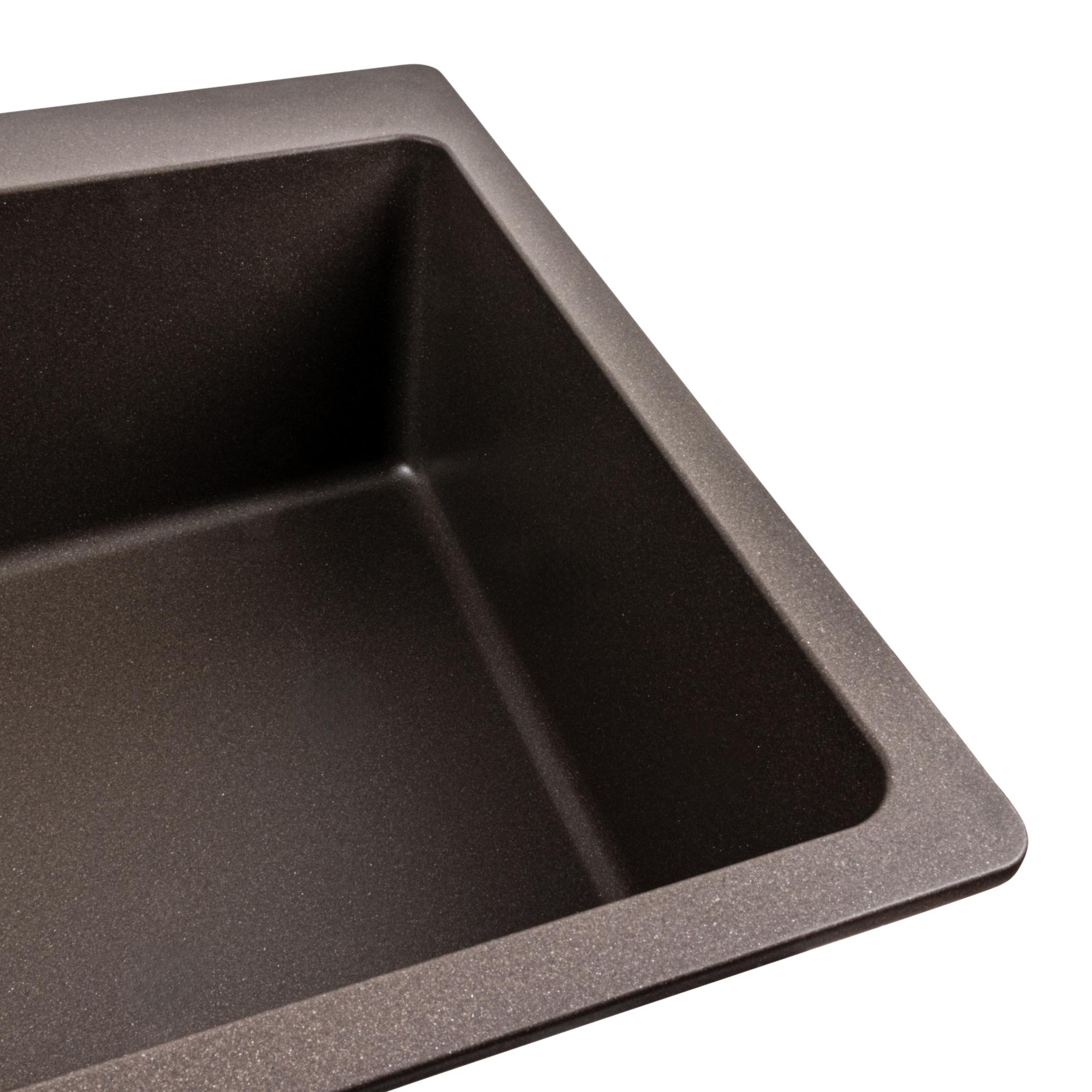 Мийка кухонна Platinum PLS-A39641 гранітна прямокутна 780x500 мм Коричневий (25963318) - фото 3 Мийка кухонна Platinum PLS-A39641 гранітна прямокутна 780x500 мм Коричневий (25963318) - фото 3