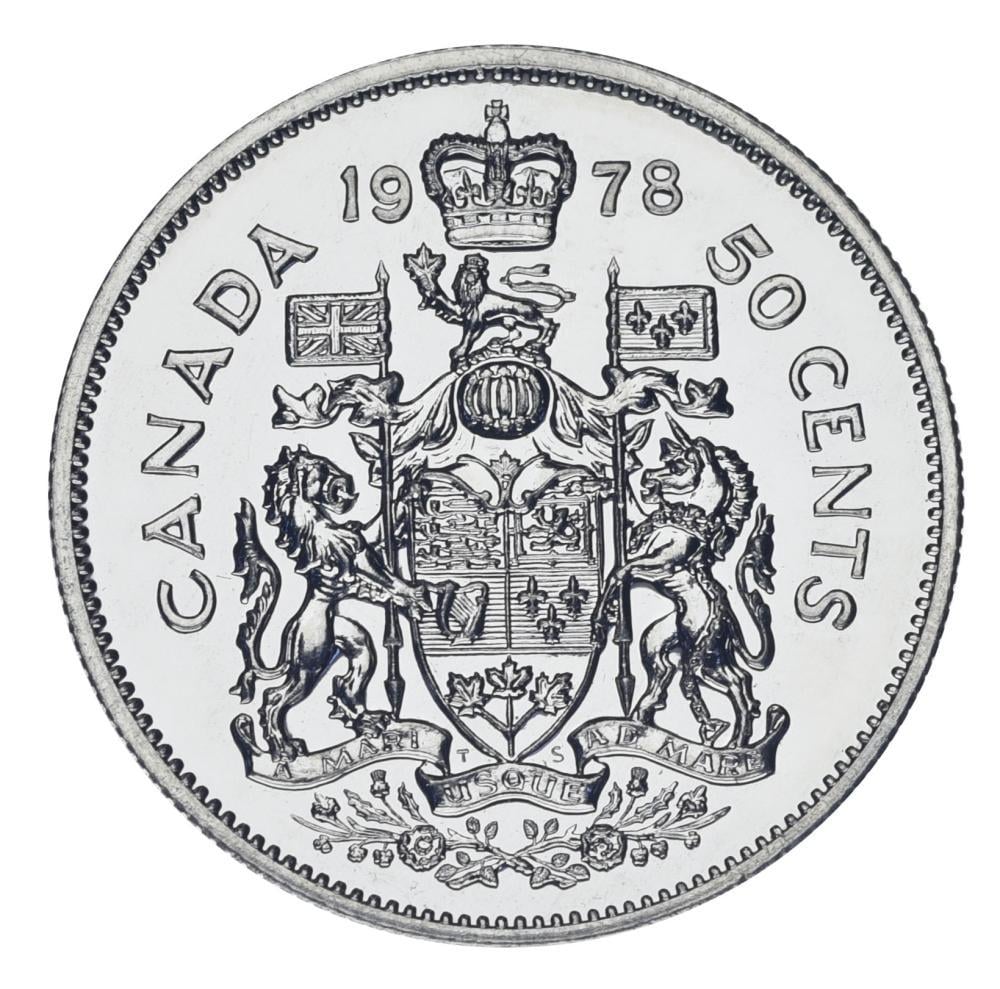 Колекційна монета Канада 50 центів 1978 AU-UNC (М23422)