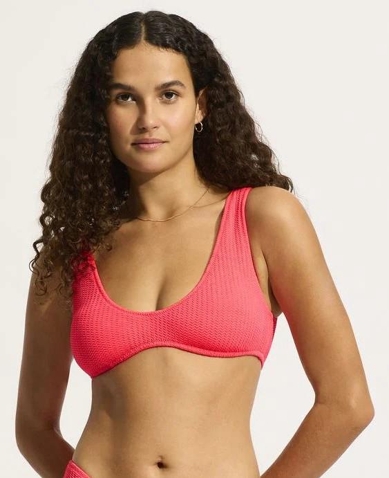 Верх купальника Seafolly S Красный (31531MF861-snap)