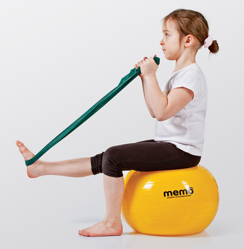 Фитбол Qmed ABS Gym Ball 45 см Желтый - фото 3 Фитбол Qmed ABS Gym Ball 45 см Желтый - фото 3