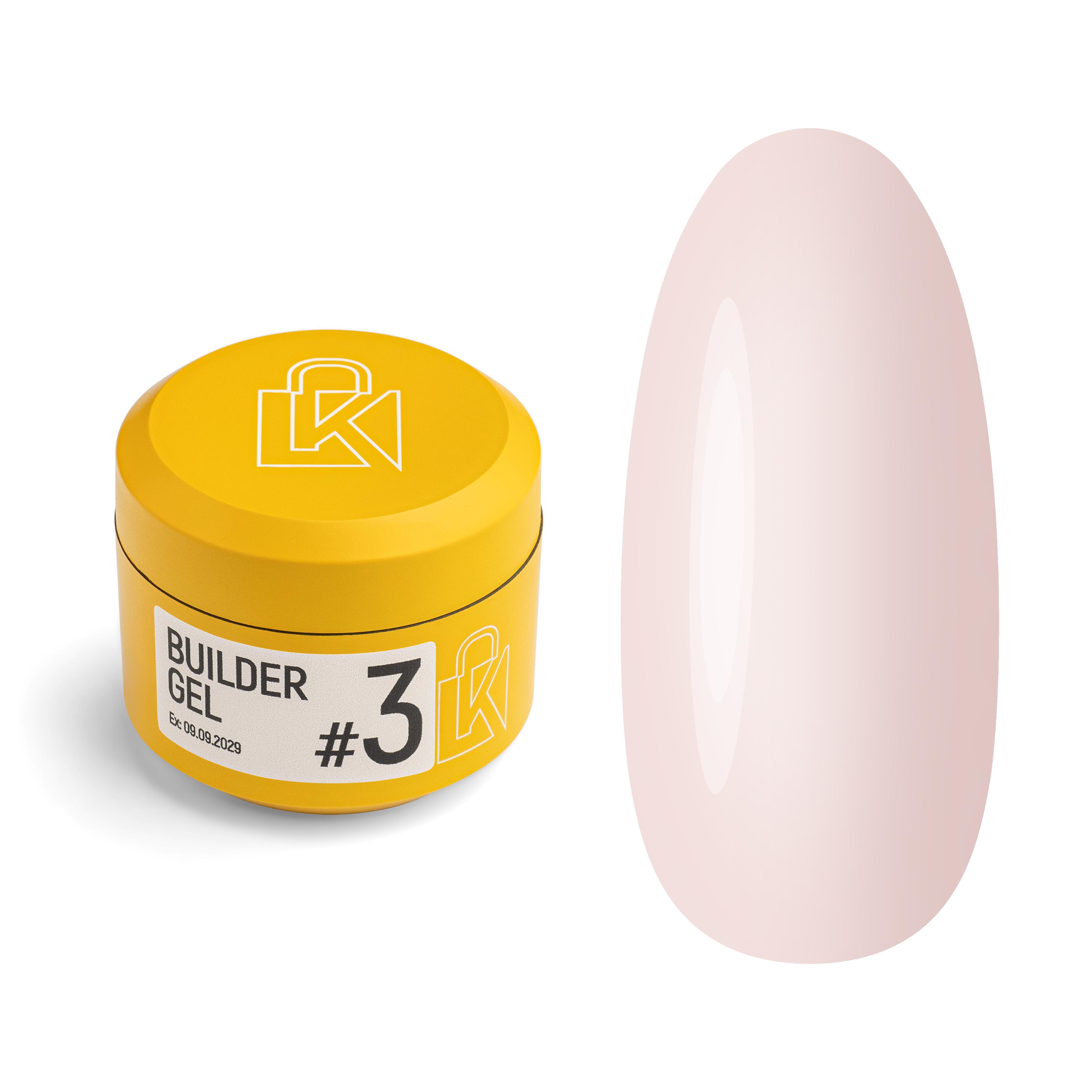 Гель для наращивания Kupiuviti Builder Gel №03 30 мл
