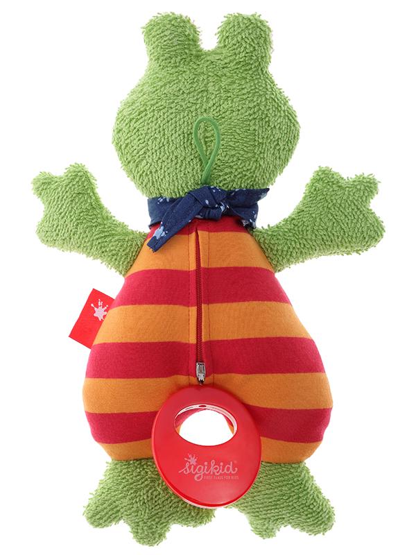 Мягкая игрушка Sigikid Лягушонок 27 см Зеленый (38680SK) - фото 2 Мягкая игрушка Sigikid Лягушонок 27 см Зеленый (38680SK) - фото 2