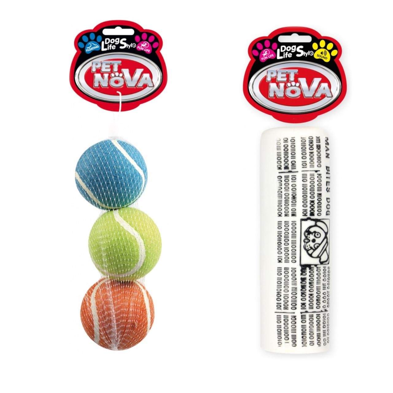 Набор игрушек для собак Pet Nova Теннис и новости (TENNIS-TENEWS)