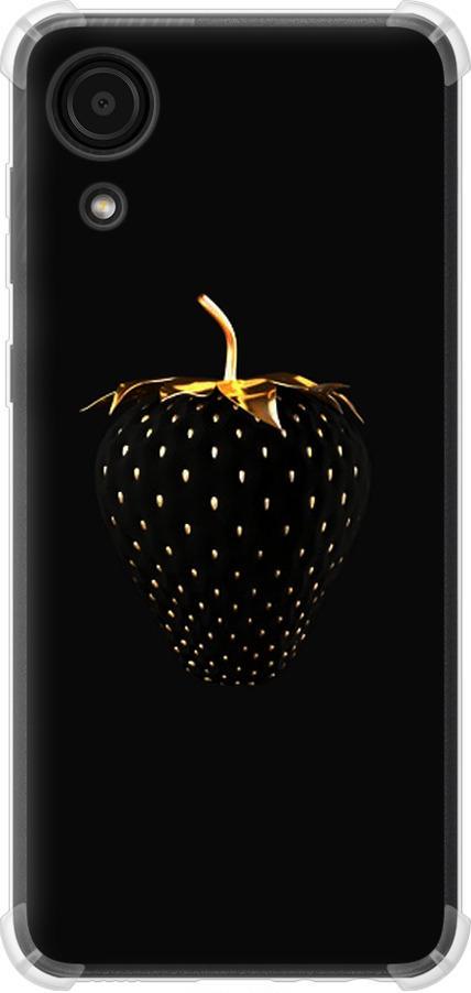 Чехол на Samsung Galaxy A03 Core A032F Черная клубника (3585sp-2539-42517)