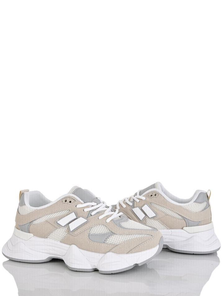 Кроссовки кожаные Stilli AMN0025-1 р. 39 Бежевый