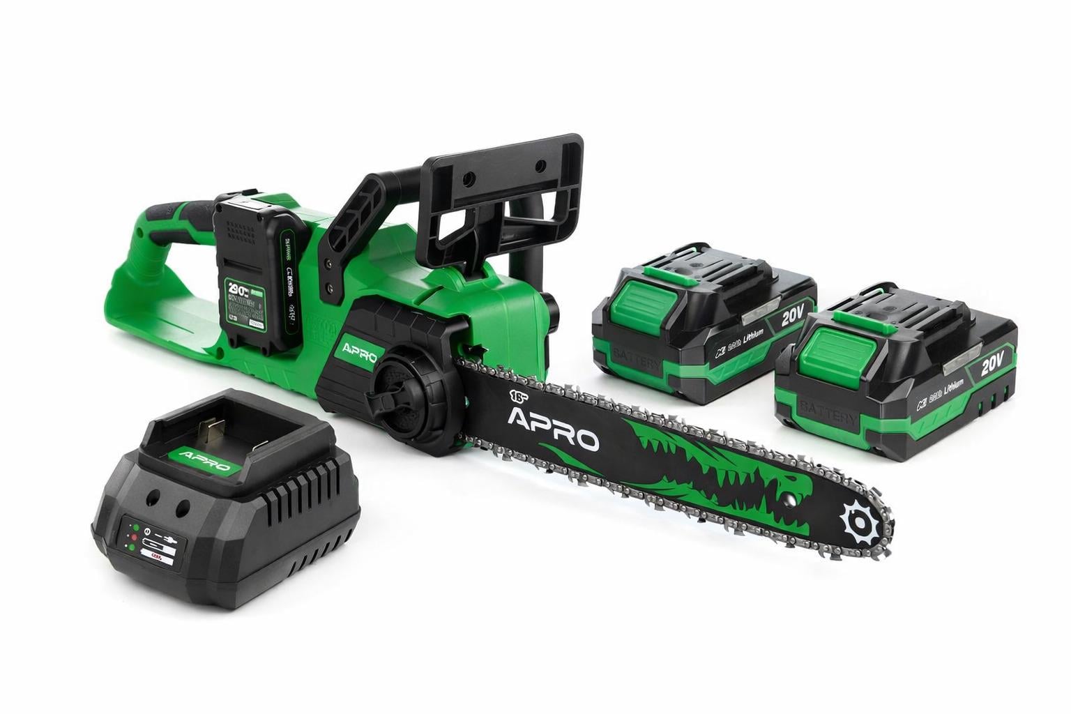 Пила цепная бесщеточная аккумуляторная Apro M1S BCS-40 40 В 40 см/2АКБ MS 2020 B 20 В 2 А и зарядное устройство MS FC20 20 В (0889bd9b)