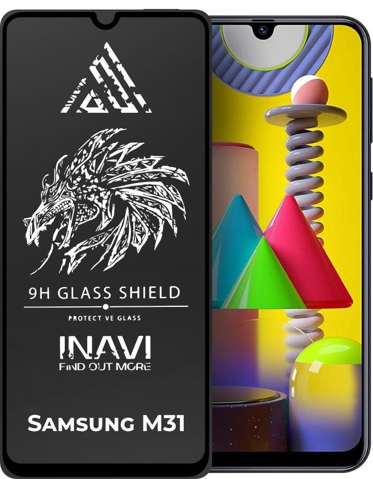 Стекло защитное Inavi Samsung Galaxy M31 M315 Full Glue (31237)