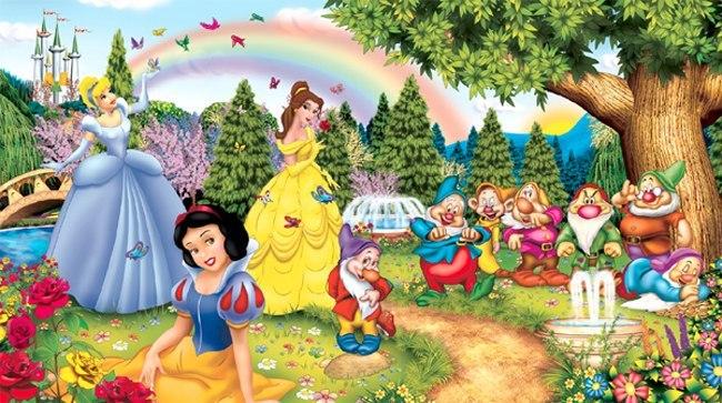 Фотообои на бумажной основе Ника Страна принцесс 196х350 см (2000000454733)