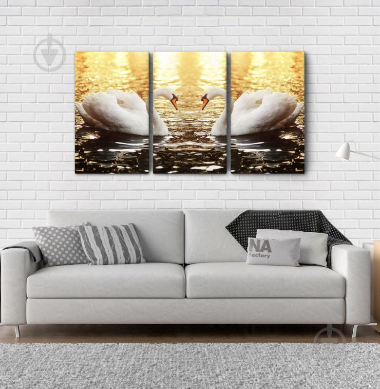 Модульна картина Poster-land Природа Лебеді Аrt-121_3А