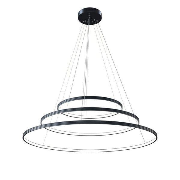 Люстра Kloodi KD-RG MULTI 500/700/900 4K BK Ring Giza Multi 126 Вт 6300 лм 4000K