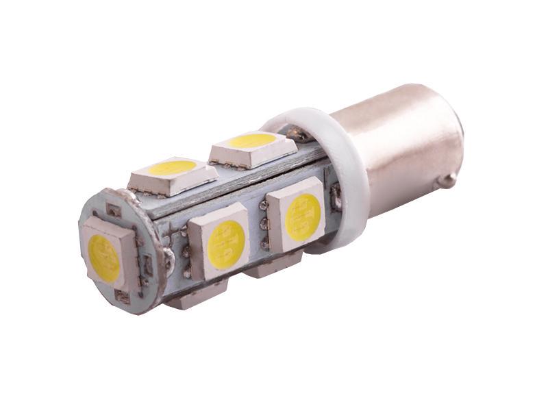 Автомобільна лампа світлодіодна LEDUA BA9S-5050-9 SMD 24V Білий (756)