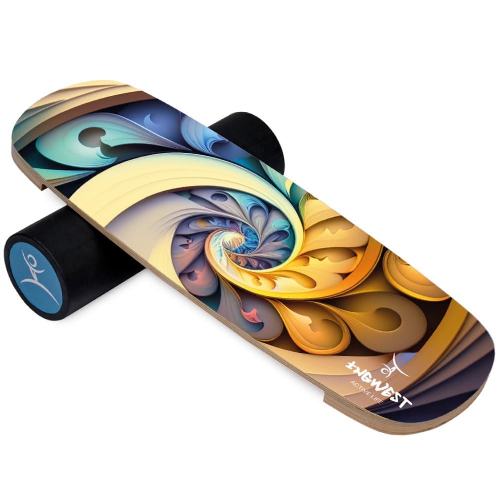 Балансборд InGwest Spiral с прорезиненным роллером