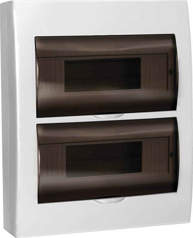 Щит распределительный УЭК Light 24 модуля пластик 327х270х99 мм Прозрачный (MKP12-N-24-40-10-L)