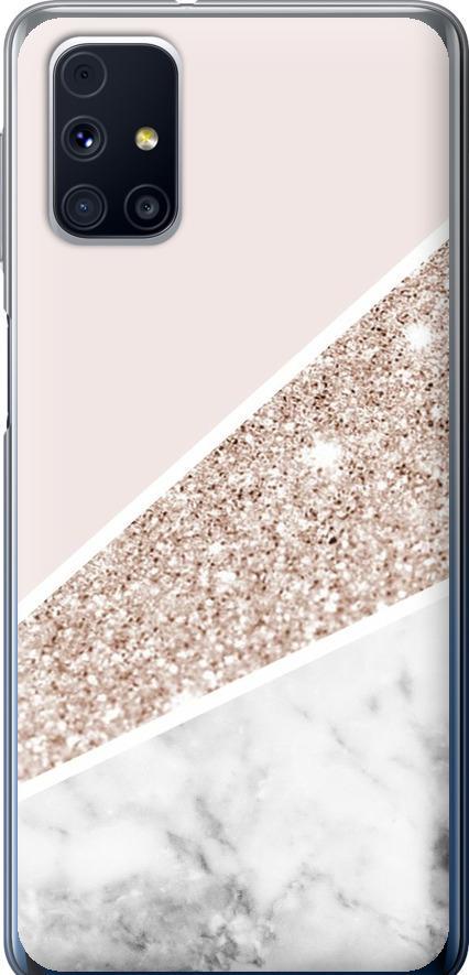 Чехол на Samsung Galaxy M31s M317F Пастельный мрамор (4342t-2055-42517)