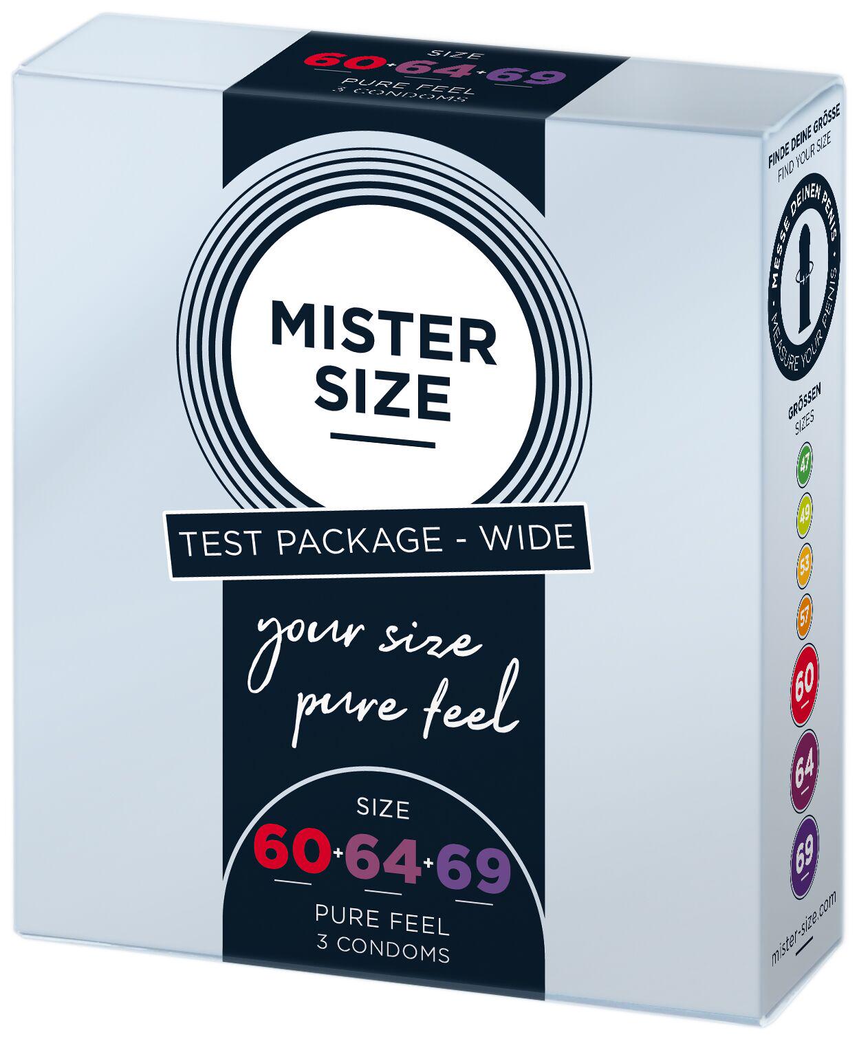 Презервативи Mister Size Pure Feel 0,05 мм р. 60/64/69 3 шт. (SO8041) - фото 2