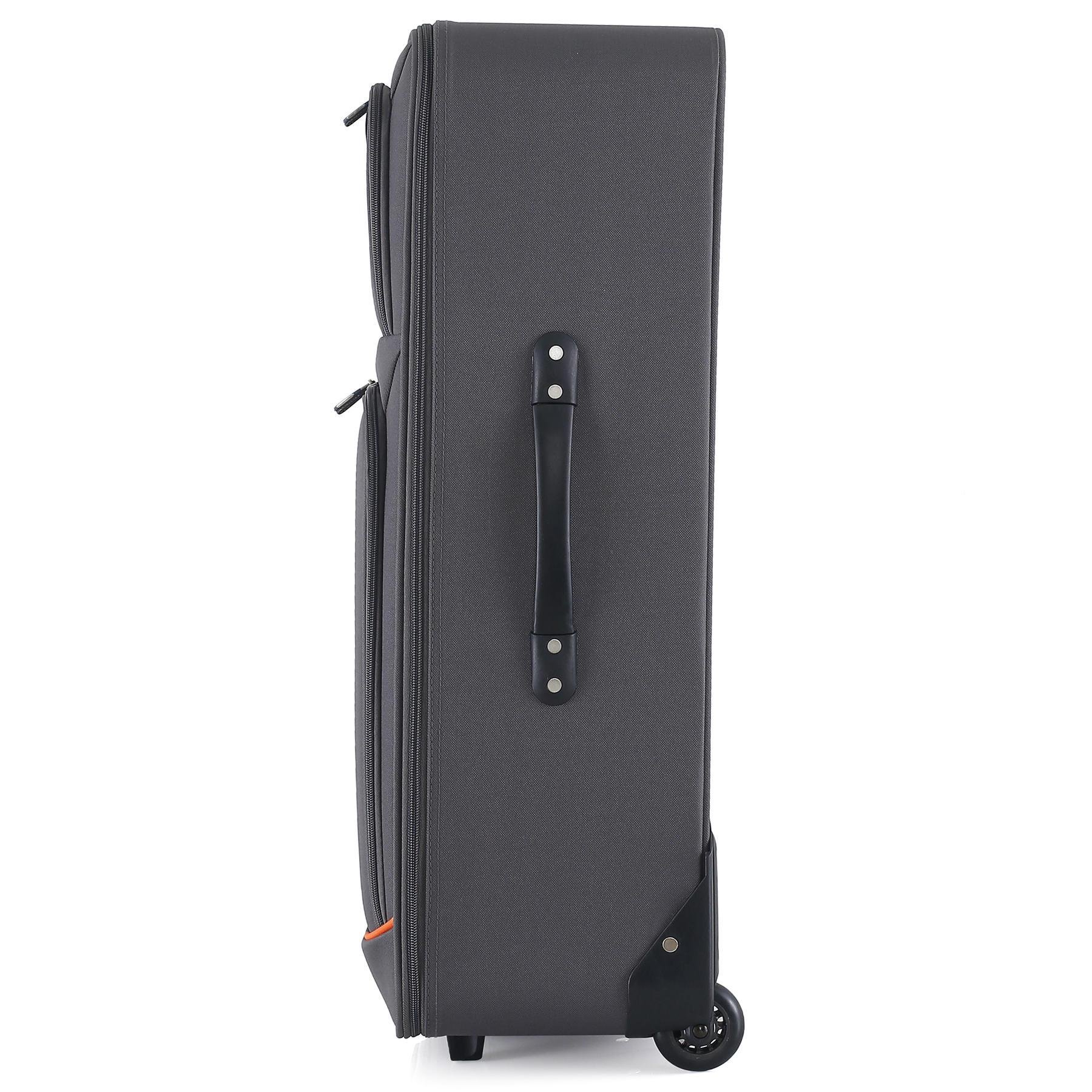 Чемодан SEMI LINE 28" L Grey/Orange Lines (T5754-3) - фото 3 Чемодан SEMI LINE 28" L Grey/Orange Lines (T5754-3) - фото 3